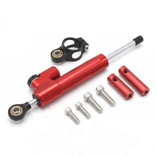 Amortisseur de direction pour trottinette électrique Inxing V5 Kit avec pièce de fixation et vis en alliage d'aluminium Stabilisateur de guidon