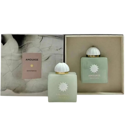 Amouage Existence woda perfumowana 100 ml unisex eau de parfum zapach konwalii róży i kadzidła zielona butelka dla kobiet i mężczyzn