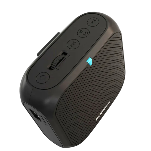 Amplificador de voz Rolton K400 con micrófono con cable Compatible con USB y tarjeta TF Salida de 5 W Batería de 1200 mAh 8 h de duración