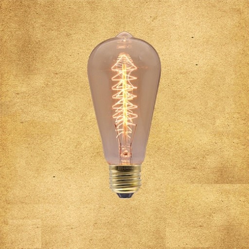 Ampoule décorative avec sapin de Noël