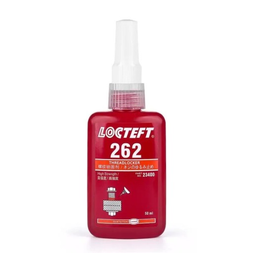 Anaeróbne závitové lepidlo 263 50 ml vysoká pevnosť rýchle vytvrdnutie odolné voči oleju závity do M20 ľahká demontáž po zahriatí