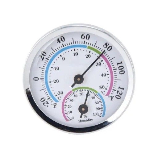 Analóg hőmérő és higrométer