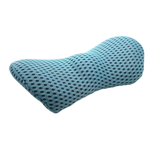 Andningsbar kudde i memoryskum 32 x 24 x 13 cm Sov- och ländryggsstöd för bil och säng Ergonomiskt inredningstillbehör för komfort