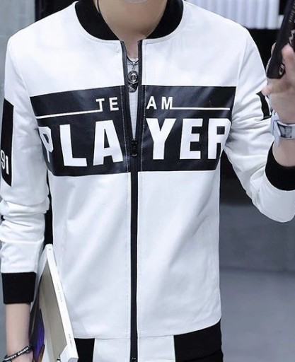 Ανδρικό μπουφάν με την επιγραφή PLAYER J2589