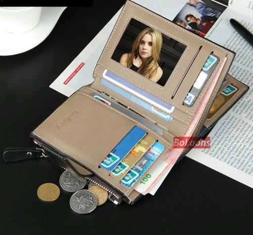 Ανδρικό πορτοφόλι από PU δέρμα J1444