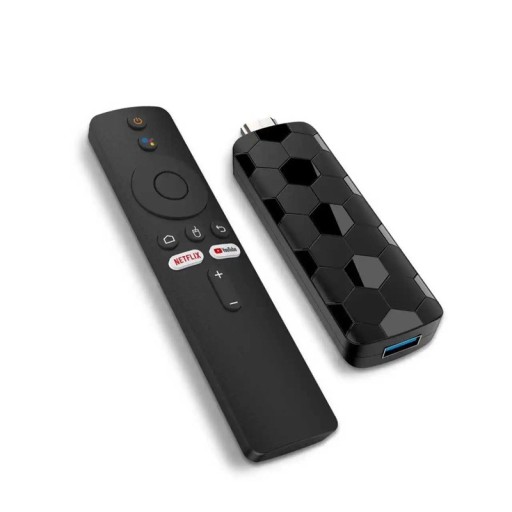 Android TV Stick MORTAL R3 Plus 4K Ultra HD Android 16 WiFi 6 2.4 and 5.8 GHz Bluetooth 5.4 and USB 3.0 2 GB RAM and 16 GB Storage Black