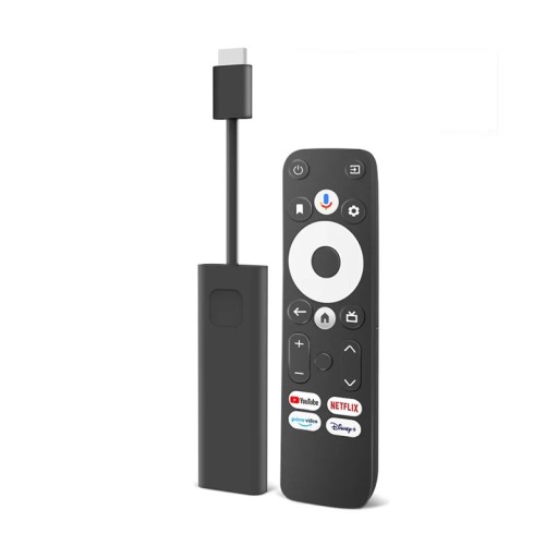 Android TV Stick UBISHENG GD1 4K Ultra HD Android 11 Amlogic S905Y4 Dual-band WiFi 2.4 and 5 GHz Bluetooth 2 GB RAM and 16 GB Storage Black