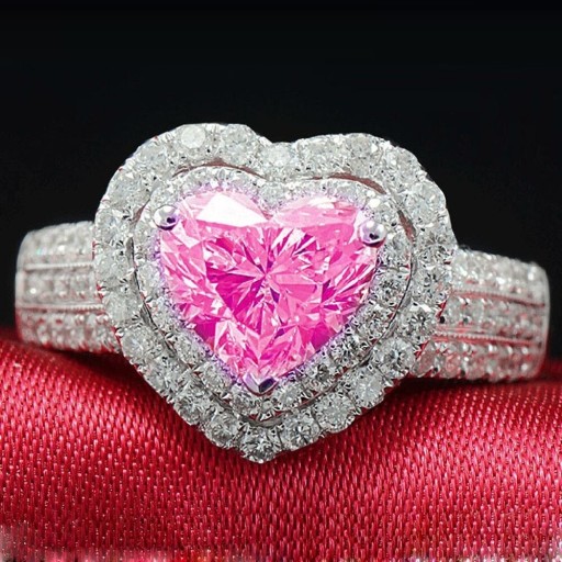 Anello da donna con cuore D1743