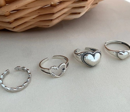 Anello da donna con cuore