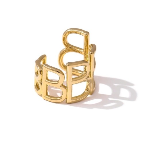 Anello da donna con lettera B