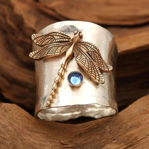 Anello da donna con libellula D2489