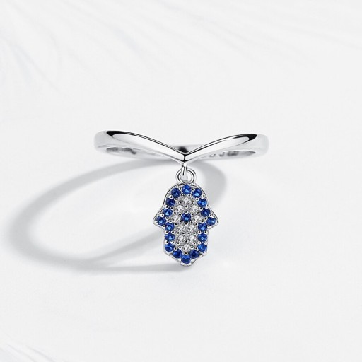 Anello da donna con mano di Fatima