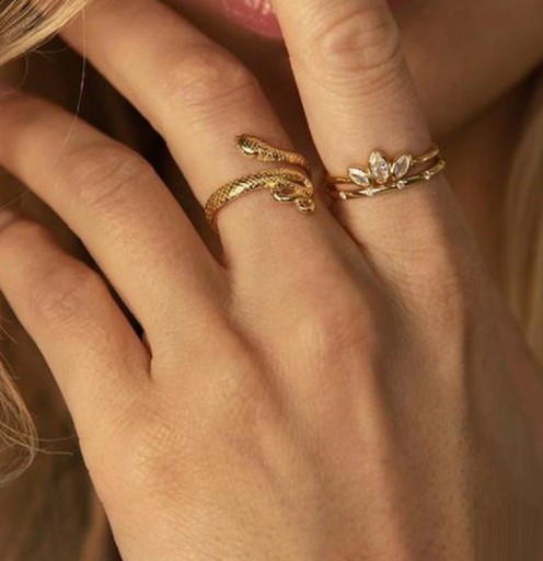 Anello da donna serpente D1486