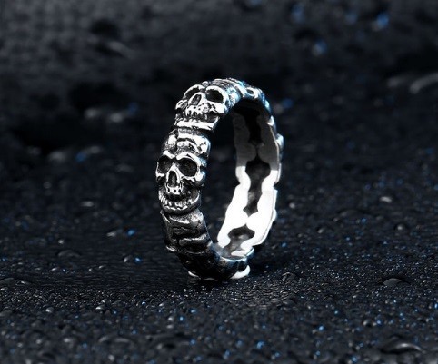 Anello da Uomo Teschi