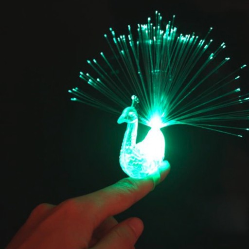 Anello luminoso a pavone