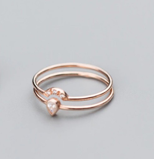 Anillo de mujer 2 piezas D2118