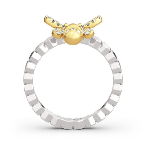 Anillo de mujer con abeja D2952