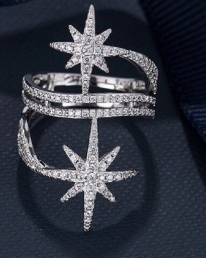 Anillo de mujer con estrella D2349