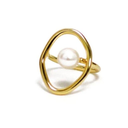 Anillo de mujer con perla D2001