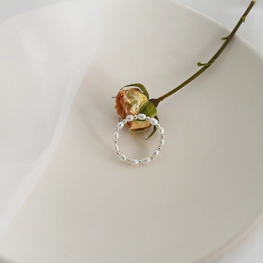 Anillo de perla para mujer D1087