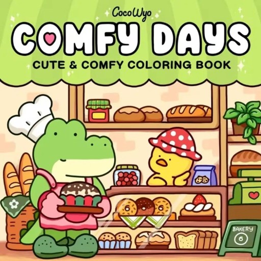 Animal Colouring Book Cute Illustrations 21 × 21 cm Drawing Book with Simple Pictures for Children and Adults