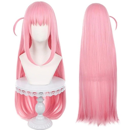 Anime paruka cosplay jelmez Hitori Gotoh Bocchi the Rock szintetikus kivitel stilizált hajbetét cosplayhoz és tematikus eseményekhez
