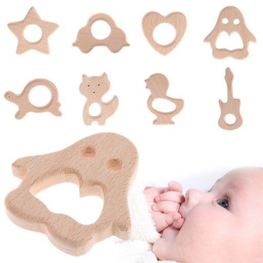 Anneau de dentition pour enfants de différentes formes