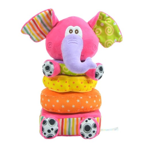 Anneaux en peluche sur tige