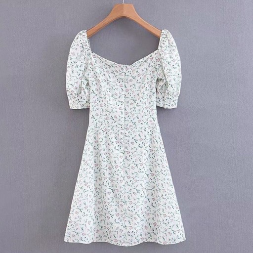 Annie-kukkakuvioinen minimekko