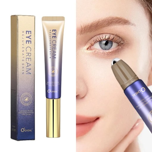 Anti-Falten-Augencreme mit Massagekopf 20 g Feuchtigkeitsspendendes Augenserum Strafft die Haut Glättet feine Linien