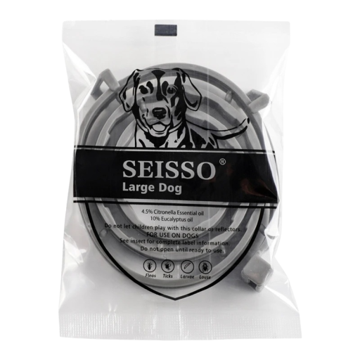 Anti-Parasitic Dog Collar Adjustable Dog Collar Against Ticks and Fleas 70 cm