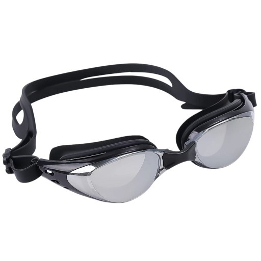 Antibeschlag-Schwimmbrille, Wasserbrille mit Ohrstöpseln, Schwimmbadbrille, Schwimmausrüstung V234