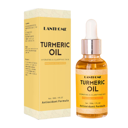 Antioxidant Turmeric Oil 30ml Hydrating Facial Serum Against Wrinkles Brightening Essential Oil for Face and Body Even Skin Tone