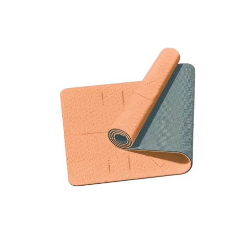 Antislip kleurrijke yogamat 183 x 61 cm Milieuvriendelijke pilatesmat met band en tas voor dames