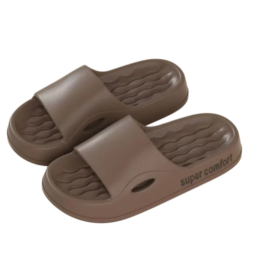 Antislippantoffels met dikke zool Zachte dempende zool voor volwassenen Comfortabele pantoffels voor thuis Zoolhoogte Comfort