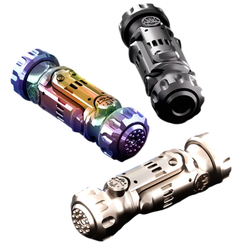 Antistresový fidget spinner mini pistole 10 cm interaktivní hračka s mechanickým vyhazováním nábojů pro relaxaci a zábavu