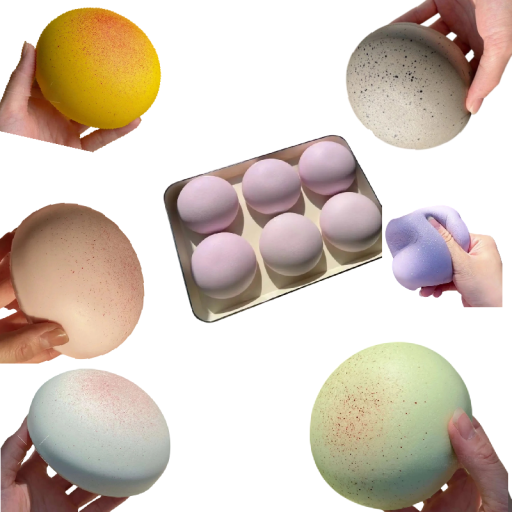 Antystresowa gniotka squishy 10 × 10 × 5 cm piankowa gąbka z wolnym powrotem 75 g miękka relaksacyjna zabawka do ręki do uwalniania stresu