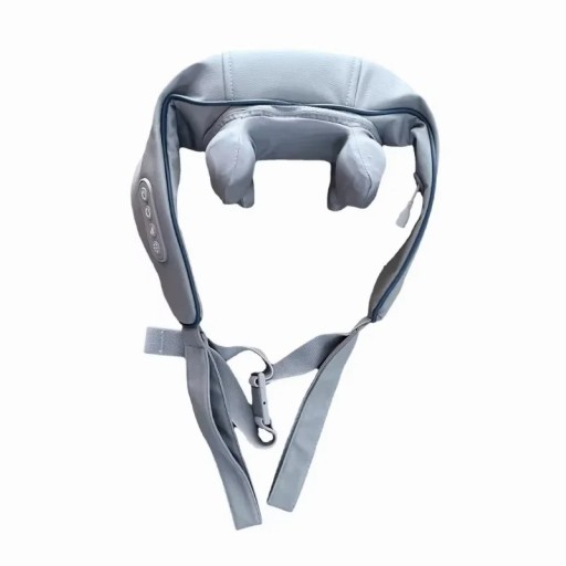 Aparat de masaj wireless pentru gât, spate și umeri, 20W, fular de frământare cu relaxare a mușchilor trapez, masaj țintit al coloanei cervicale, program de 10 minute