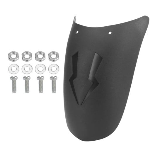 Apărătoare pentru motocicletă 24,5 x 20 x 12 cm Apărătoare universal pentru spate Varianta neagră Protecție împotriva noroiului