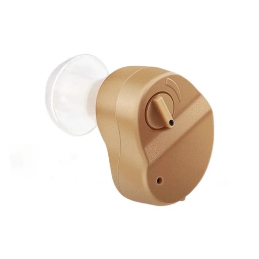 Aparelho auditivo digital mini amplificador de som portátil Aparelho auditivo sem fios para pessoas com deficiência auditiva 2,4 x 1,9 cm