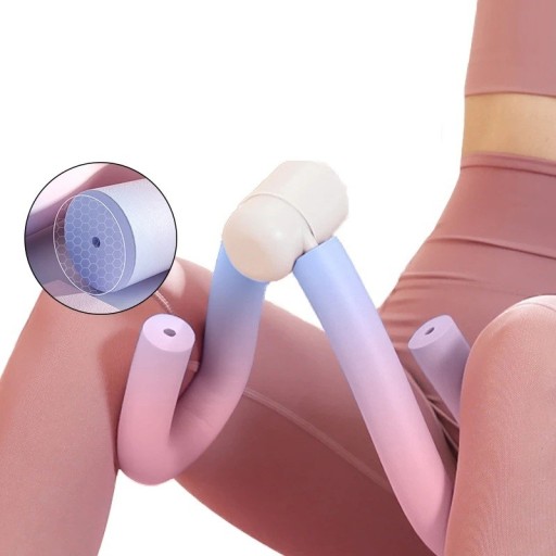 Aparelho de Exercício para Coxas e Braços em Várias Cores - Treinador de Molas com Pegas em Espuma para Pernas, Braços e Glúteos