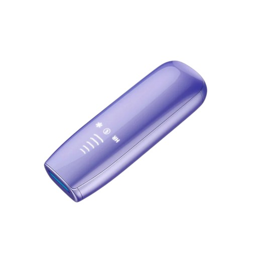 Aparelho portátil a laser IPL para remoção de pelos Epilador sem dor Sistema de refrigeração gelado Roxo Para pele suave