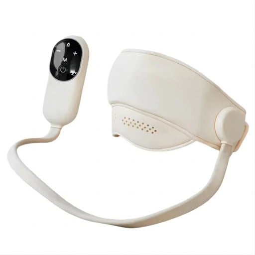 Appareil de massage électrique pour la tête et les yeux avec massage aérien à 6 zones, 4 modes, 3 niveaux de chaleur, batterie rechargeable