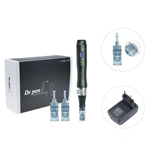Appareil de mésothérapie pour le rajeunissement de la peau et le soutien de la croissance des cheveux avec 6 vitesses écran LCD Dispositif de microneedling sans fil pour l'élimination des rides et des cernes sous les yeux avec profondeur d'aiguille réglable Stylo de microneedling avec 10 têtes avec 16 pointes 16,5 cm Appareil de mésothérapie pour le rajeunissement de la peau et le soutien de la croissance des cheveux avec 6 vitesses écran LCD Dispositif de microneedling sans fil pour l'élimination des rides et des cernes sous les yeux avec profondeur d'aiguille réglable Stylo de microneedling avec 10 têtes avec 16 pointes 16,5 cm