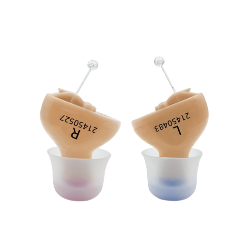 Appareils auditifs rechargeables Amplificateur de son portable 2 pcs pour les deux oreilles Appareil auditif sans fil