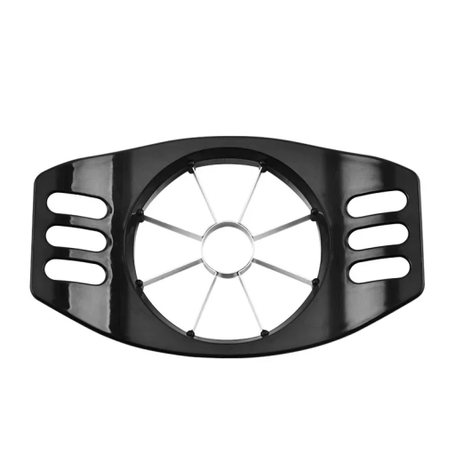 Äppelskärare i rostfritt stål och plast 18 cm ergonomisk juicepress kärnpress fruktskärning köksredskap diameter 10,7 cm