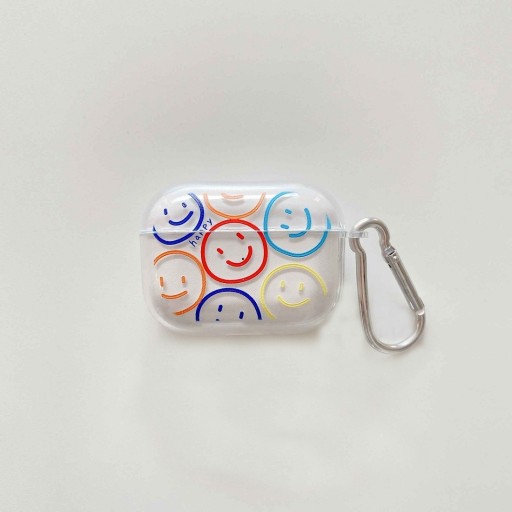 Apple Airpods Pro cover med smiley-ansigt