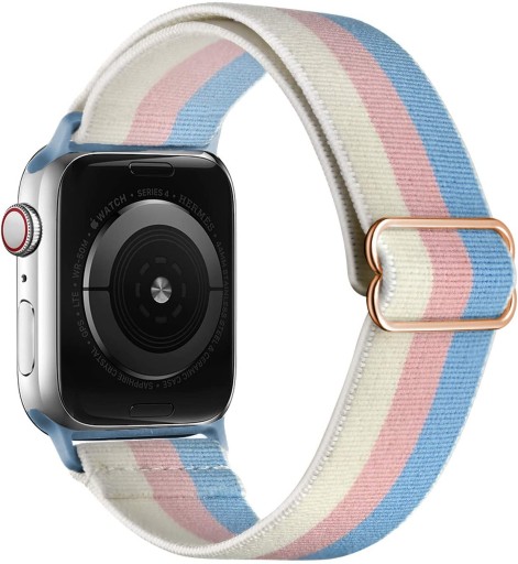 Apple Watch 38 mm / 40 mm / 41 mm:n nailonranneke, värikäs T867