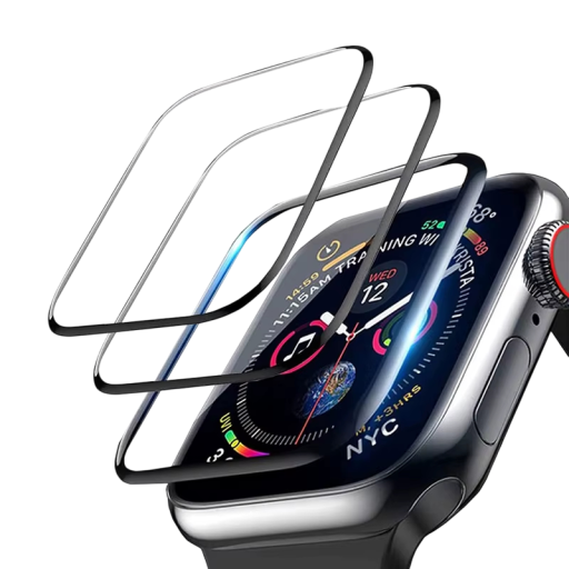 Apple Watch 7 8 9 41 mm Schutzfolien für das Display 3 Stück Keramikfolie vollständige Abdeckung HD Schutz gegen Kratzer glatte Oberfläche