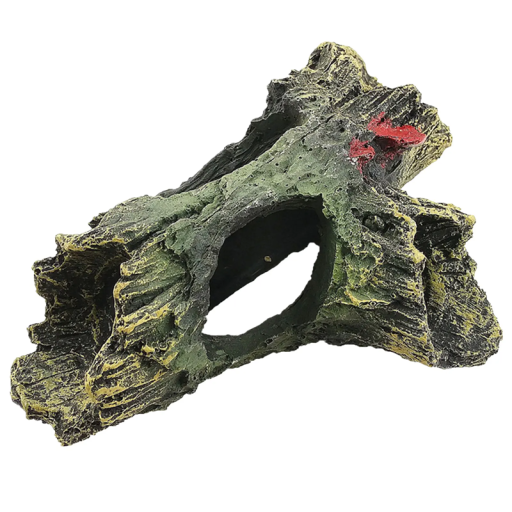 Aquariumdecoratie grot 14 x 9 x 6 cm Schuilplaats voor vissen Harsdecoratie voor aquarium Niet-toxische versiering Veilige aquariumaccessoires